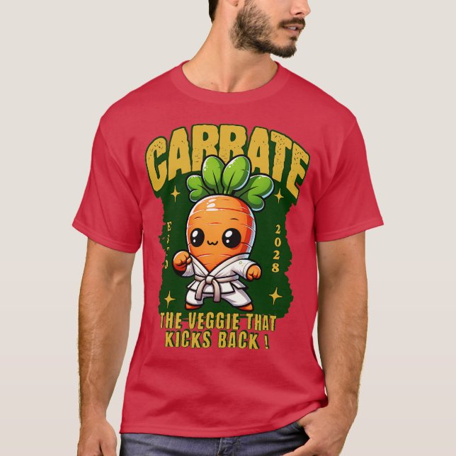 rate The veggie that kicks back T-Shirt (Vorderseite)
