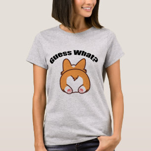 Rate was Corgi Hintern Spaß T-Shirt