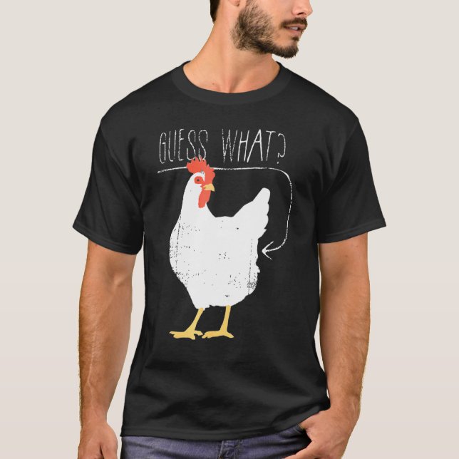 Rate Was ist Hühnerhintern T-Shirt (Vorderseite)