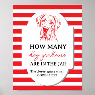 Rate wie viele Dogge Grahams Dänisch Show Spiel Sc Poster