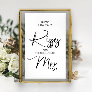 Rate, wie viele Küsse für die bald werdende Mrs. S Poster
