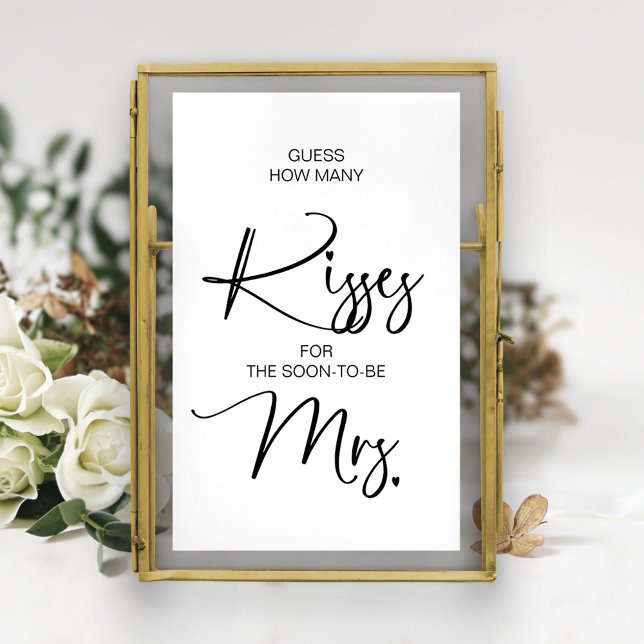 Rate, wie viele Küsse für die bald werdende Mrs. S Poster (Von Creator hochgeladen)