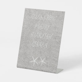 Rate, wie viele Starfish Sockelschild