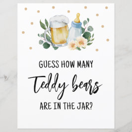 Rate, wie viele Teddy Bears Candies Sign Game