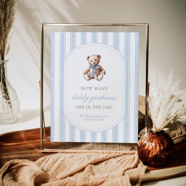 Rate, wie viele Teddy Grahams Baby Showspielzeiche Poster (Von Creator hochgeladen)