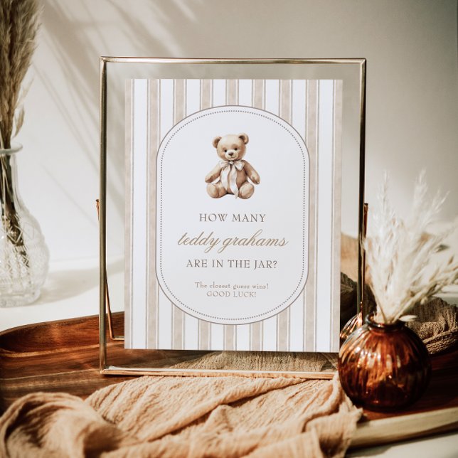 Rate, wie viele Teddy Grahams Baby Showspielzeiche Poster (Von Creator hochgeladen)