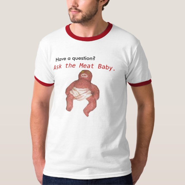 Ratebaby-Shirt (Vegetarier freundlich) T-Shirt (Vorderseite)