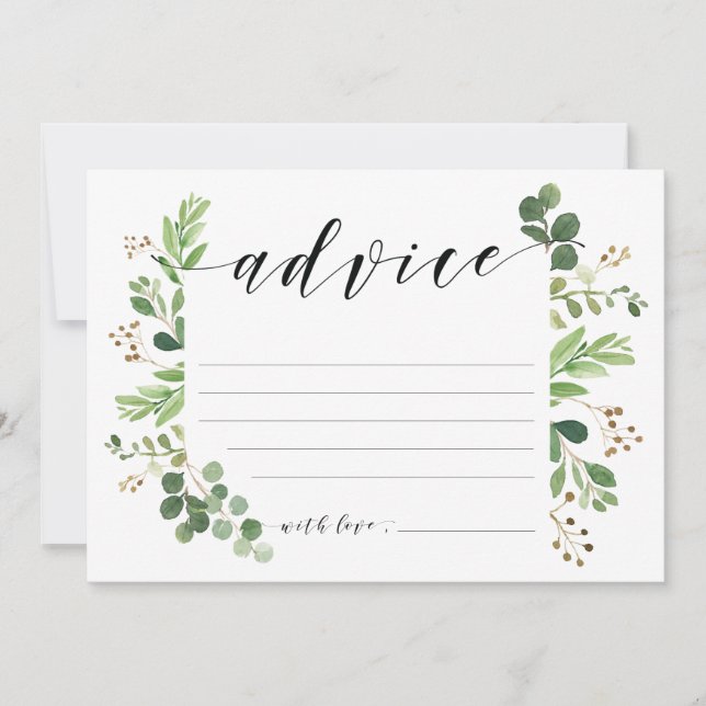 Ratekarte für die Braut und den Bräutigam Einladung (Vorderseite)