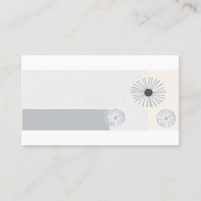 Ratemodernes BERUFLICHES abstraktes minimales Visitenkarte (Vorderseite)