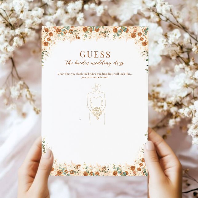 Raten Sie das Kleidungsspiel der Braut | Boho Terr (Von Creator hochgeladen)