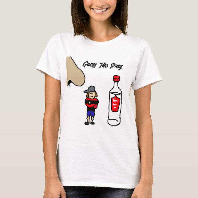Raten Sie das Song Thirt Nirvana T-Shirt (Vorderseite)
