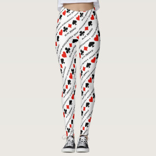 Raten Sie Intelligentes Spielen von Bridge und Fou Leggings
