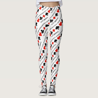 Raten Sie Intelligentes Spielen von Bridge und Fou Leggings