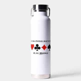 Raten Sie Intelligentes Spielen von Bridge und Fou Trinkflasche