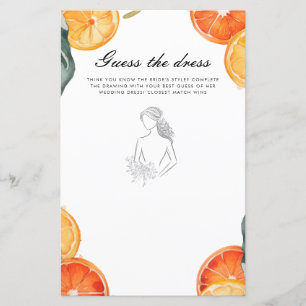 Raten Sie mal, das Dress Aperol Spritz Brautparty 