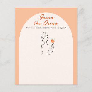 Raten Sie mal, das Dress Game Aperol Spritz Brautp