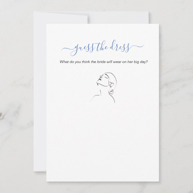 Raten Sie mal, das Dress Mediterranean Brautparty  Einladung (Vorderseite)