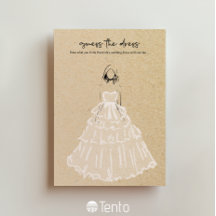 Raten Sie mal das Kleid - Brautparty Game