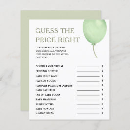 Raten Sie mal, das preisgekrönte Baby-Duschspiel v