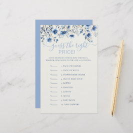 Raten Sie mal, das Price Blue Wildblumen Baby Show