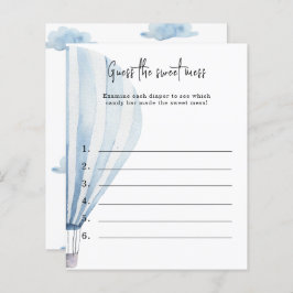 Raten Sie mal, das süße Schlamassel - Baby-Dusche-