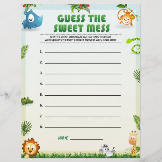 Raten Sie mal das süße Schlamassel [Tierthema] Briefbogen