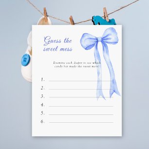 Raten Sie mal, das Sweet Mess Baby Shower Game - B