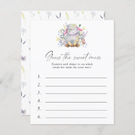 Raten Sie mal, das Sweet Mess Baby Shower Game - L