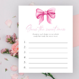 Raten Sie mal, das Sweet Mess Baby Shower Game - P