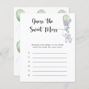 Raten Sie mal das Sweet Mess Spiel - Elefant