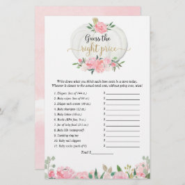 Raten Sie mal, der richtige Preis fallen Kürbis Du