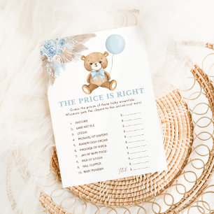 Raten Sie mal die passende Baby Shower Game Card Einladung