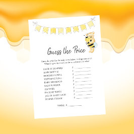 Raten Sie mal die Preisspielkarte des Teddy-Bären Programm