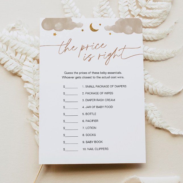 Raten Sie mal, was das Price Twinkle Star Baby Sho Einladung (Von Creator hochgeladen)