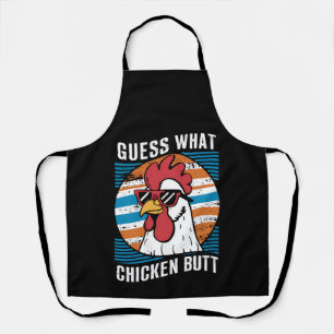 Raten Sie mal, was Hühnchen Hintern Funny Chicken  Schürze