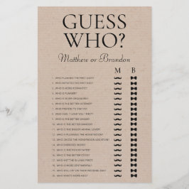 Raten Sie mal, wer LGBTQ-Dualspiel spielt