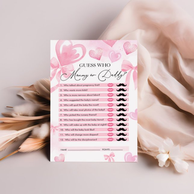 Raten Sie mal, wer, Mama oder Papa, Heart Baby Sho (Von Creator hochgeladen)