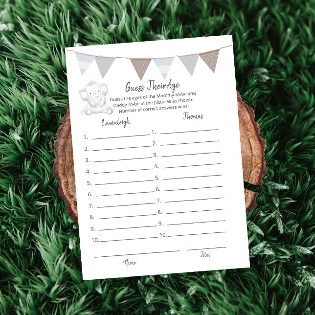 Raten Sie mal, wie alt ihr Spiel ist Moderne Baby  Programm (Von Creator hochgeladen)