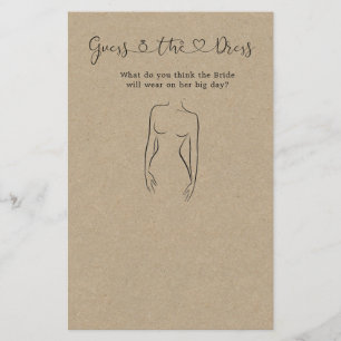 Raten Sie mal, wie das Dress-Brautparty-Spiel läuf