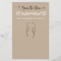 Raten Sie mal, wie das Dress-Brautparty-Spiel läuf