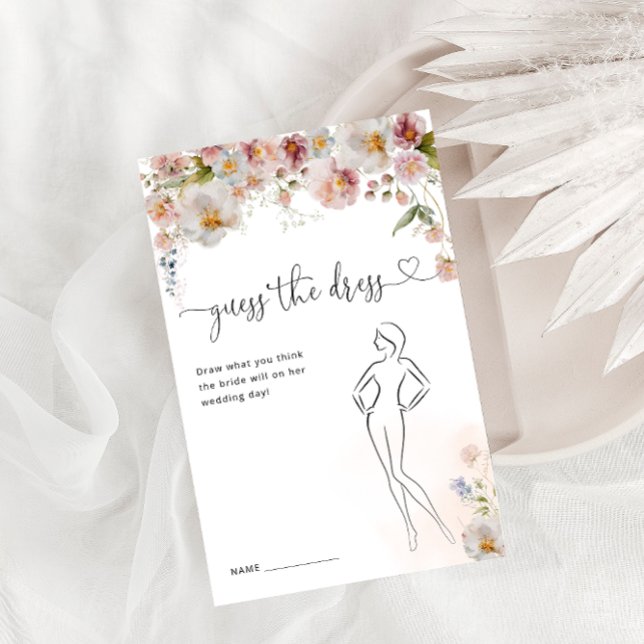 Raten Sie mal, wie das Dress Brautparty Stationery (Von Creator hochgeladen)