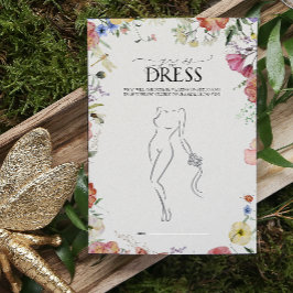 Raten Sie mal, wie das Kleid mit floralem Brautpar