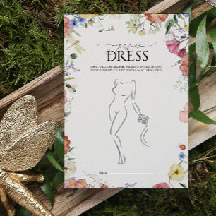 Raten Sie mal, wie das Kleid mit floralem Brautpar