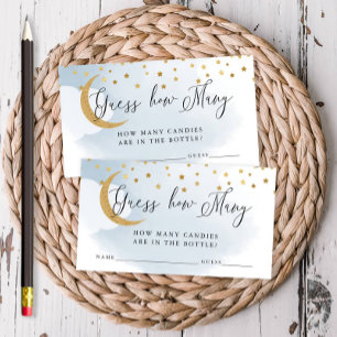 Raten Sie mal, wie viel Blau über dem Mond ist. Begleitkarte