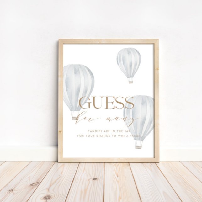 Raten Sie mal, wie viele Baby Shower Game Schild B (Von Creator hochgeladen)