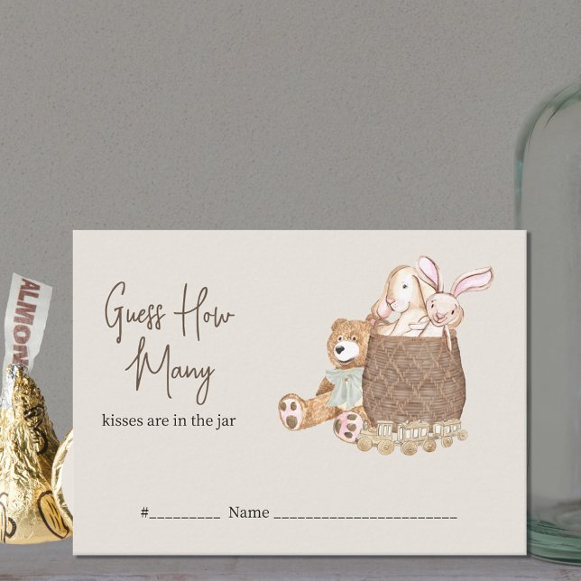 Raten Sie mal, wie viele Boho Kinderzimmer Showspi Begleitkarte (Von Creator hochgeladen)