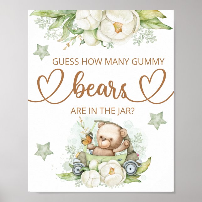 Raten Sie mal, wie viele Gummibären Poster haben (Vorne)