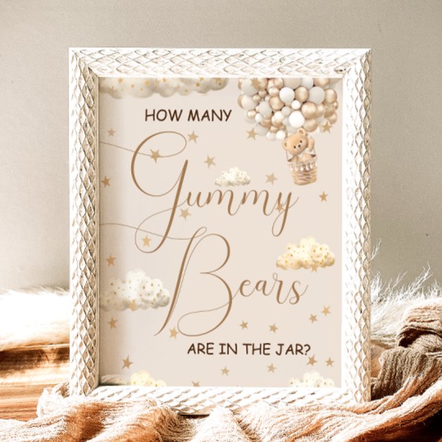 Raten Sie mal, wie viele Gummibärentücher das Kind Poster (Von Creator hochgeladen)