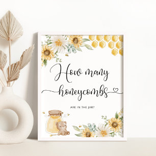 Raten Sie mal, wie viele Honigwaben sich in dem Sc Poster