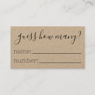 Raten Sie mal, wie viele Karten Baby Shooting Game